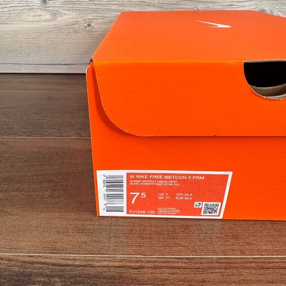 Nike Free Metcon 5 PRM Womes Size 7.5 Summit White Sea Glass FJ1548 100 - Picture 9 of 9